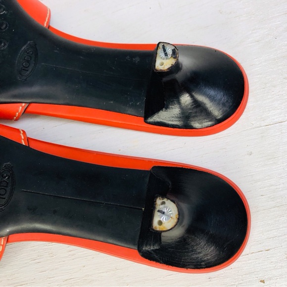 Tods Buckle Mules Kitten Heels Need Repair Millennial Y2K - Picture 9 of 12